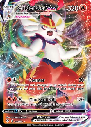 Cinderace VMAX 019  - Holofoil - Ultra Rare