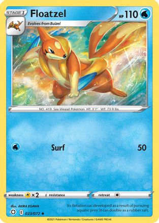 Floatzel 023  - Uncommon