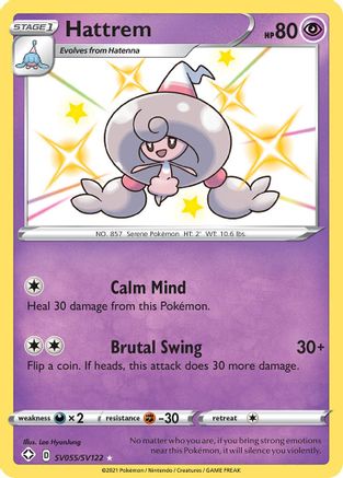 Hattrem SV055  - Holofoil - Shiny Holo Rare