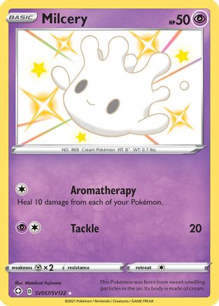 Milcery SV057  - Holofoil - Shiny Holo Rare