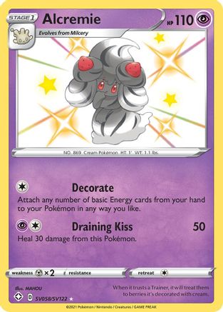Alcremie (SV058/SV122) [Épée et Bouclier : Shining Fates] 