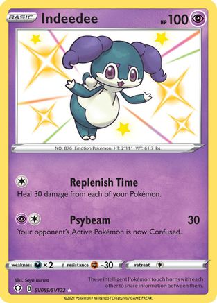 Indeedee SV059  - Holofoil - Shiny Holo Rare