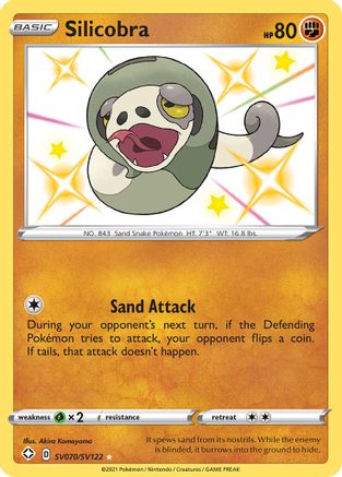 Silicobra SV070  - Holofoil - Shiny Holo Rare