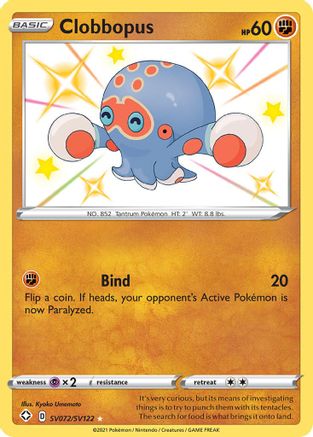 Clobbopus SV072  - Holofoil - Shiny Holo Rare