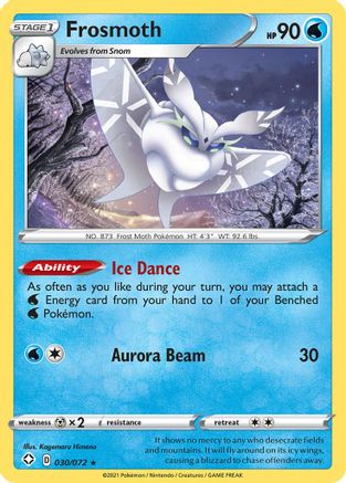 Frosmoth 030  - Holofoil - Holo Rare