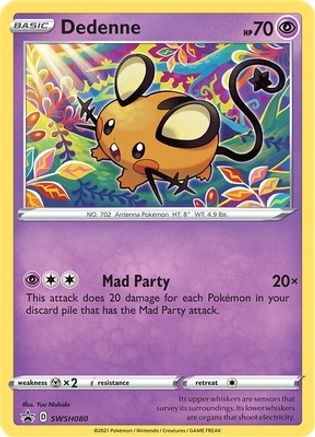 Dedenne (SWSH080) [Épée et Bouclier : Promos Black Star] 