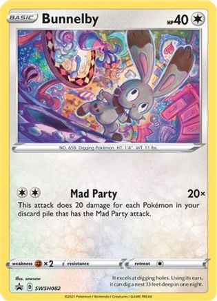 Bunnelby SWSH082  - Holofoil - Promo