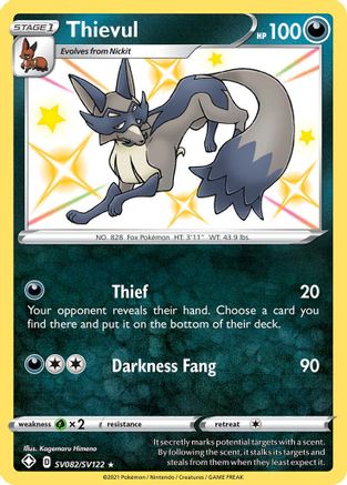 Thievul SV082  - Holofoil - Shiny Holo Rare