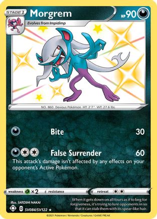 Morgrem SV084  - Holofoil - Shiny Holo Rare