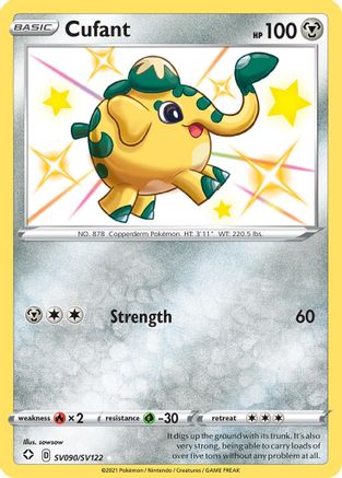 Cufant SV090  - Holofoil - Shiny Holo Rare