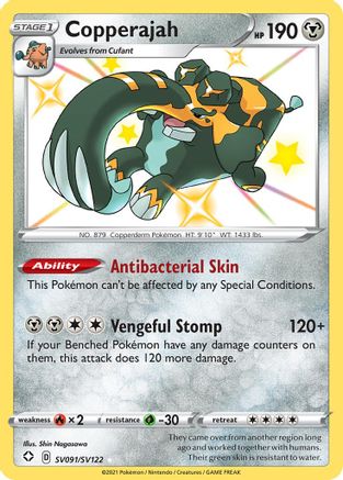 Copperajah (SV091/SV122) [Épée et Bouclier : Shining Fates] 
