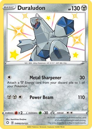 Duraludon SV092  - Holofoil - Shiny Holo Rare