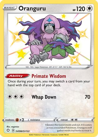 Oranguru SV098  - Holofoil - Shiny Holo Rare