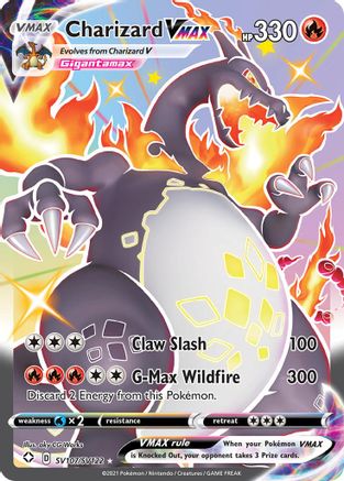 Charizard VMAX SV107  - Holofoil - Shiny Holo Rare