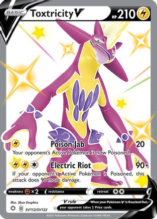 Toxtricity V SV112  - Holofoil - Shiny Holo Rare