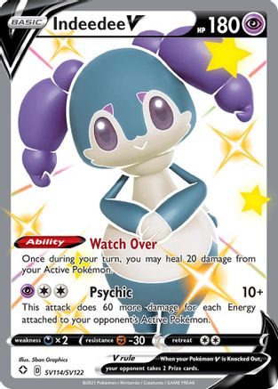 Indeedee V SV114  - Holofoil - Shiny Holo Rare