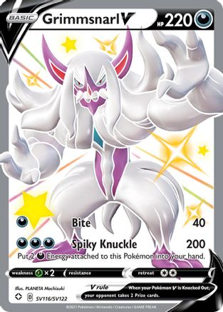 Grimmsnarl V SV116  - Holofoil - Shiny Holo Rare