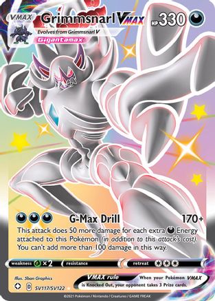 Grimmsnarl VMAX SV117/122 - Shining Fates Shiny Vault Holofoil