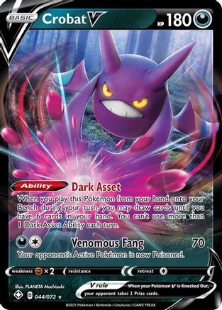 Crobat V 044  - Holofoil - Ultra Rare