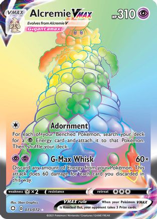 Alcremie VMAX (Secret) 073  - Holofoil - Secret Rare