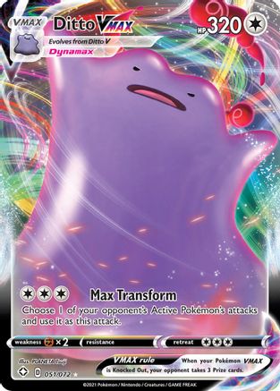 Ditto VMAX 051  - Holofoil - Ultra Rare