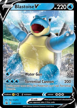 Blastoise V SWSH101  - Holofoil - Promo