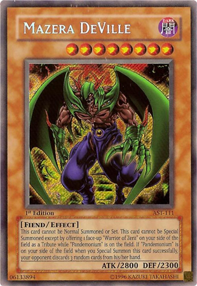 Mazera DeVille (AST-111) - Secret Rare