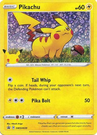 Pikachu (General Mills) SWSH039  - Holofoil - Promo