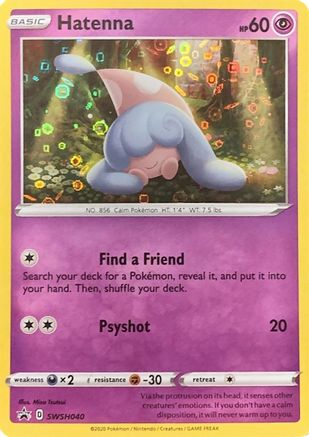 Hatenna (General Mills Promo) SWSH040  - Holofoil - Promo