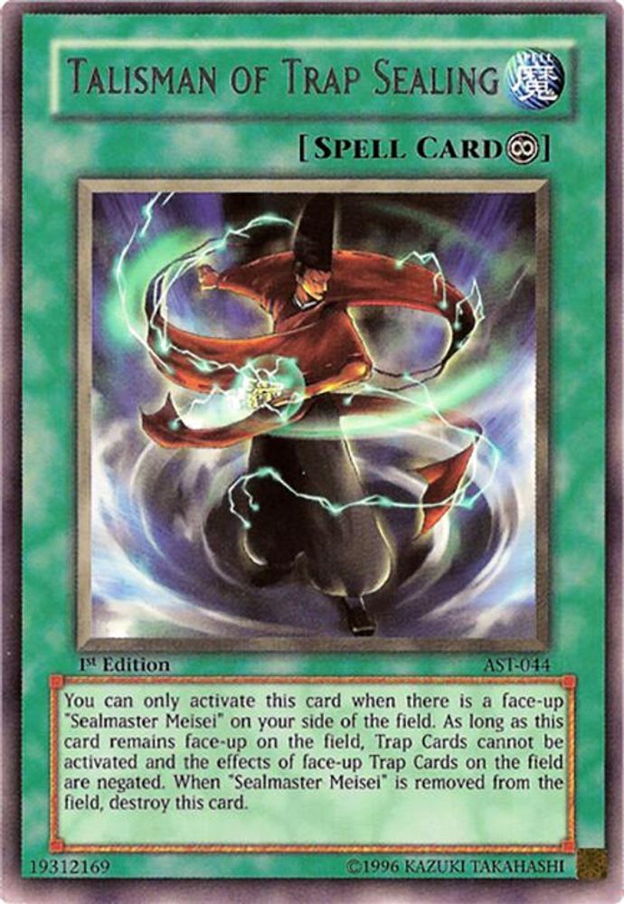 Talisman of Trap Sealing (AST-044) - Rare
