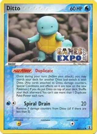 Ditto (Squirtle) (Squirtle) - 64/113  064/113  - Promo