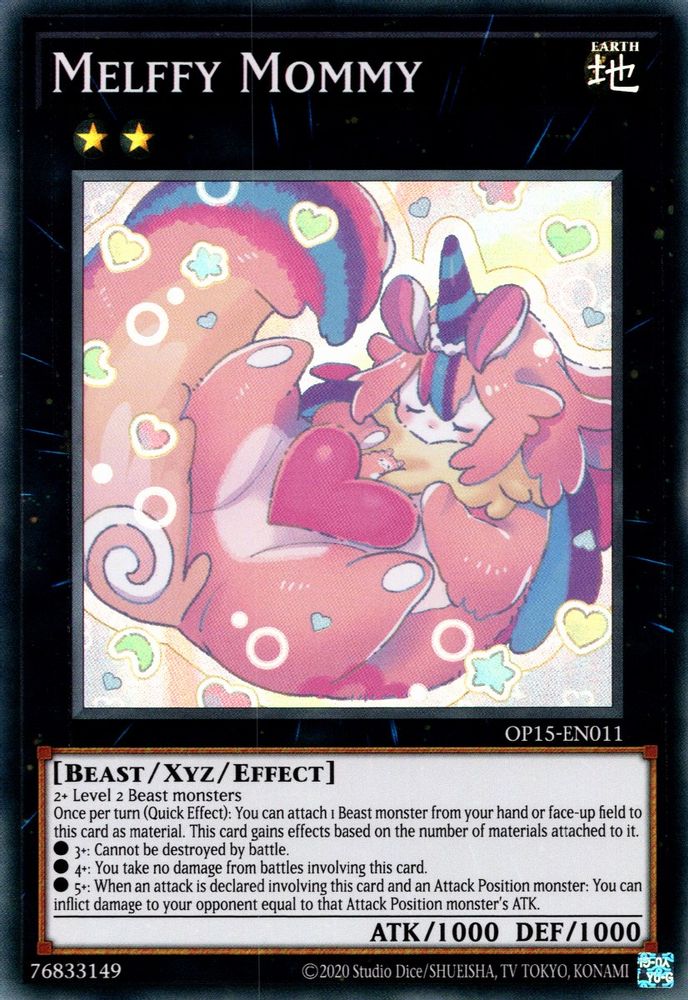 Melffy Mommy (OP15-EN011) - Super Rare