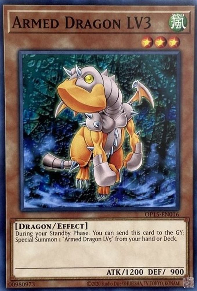 Armed Dragon LV3 (OP15-EN016) - Common