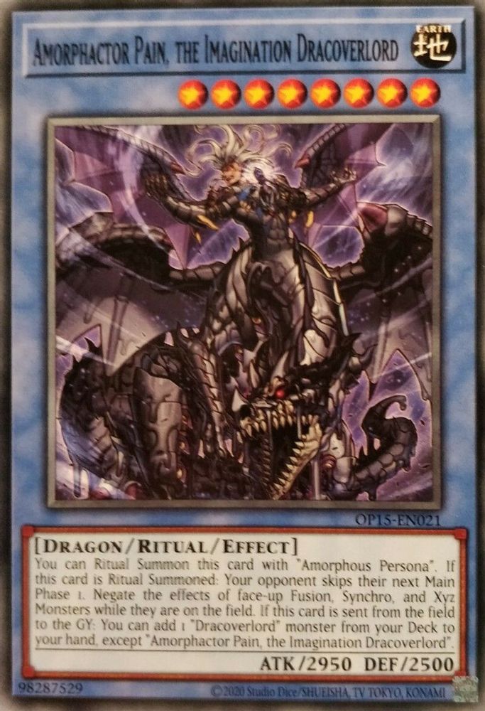 Amorphactor Pain, the Imagination Dracoverlord (OP15-EN021) - Common