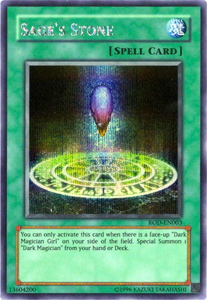 Sage's Stone (Reshef of Destruction) (ROD-EN003) - Secret Rare