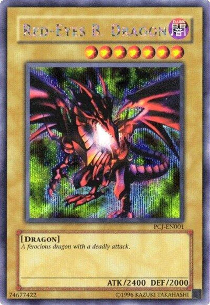 Red-Eyes B. Dragon (PCJ-EN001) - Prismatic Secret Rare