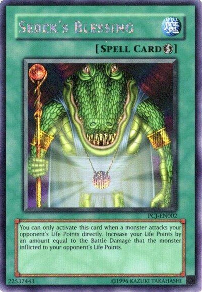 Sebek's Blessing (PCJ-EN002) - Prismatic Secret Rare