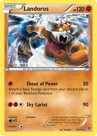 Landorus - 58/111/111  - Rare