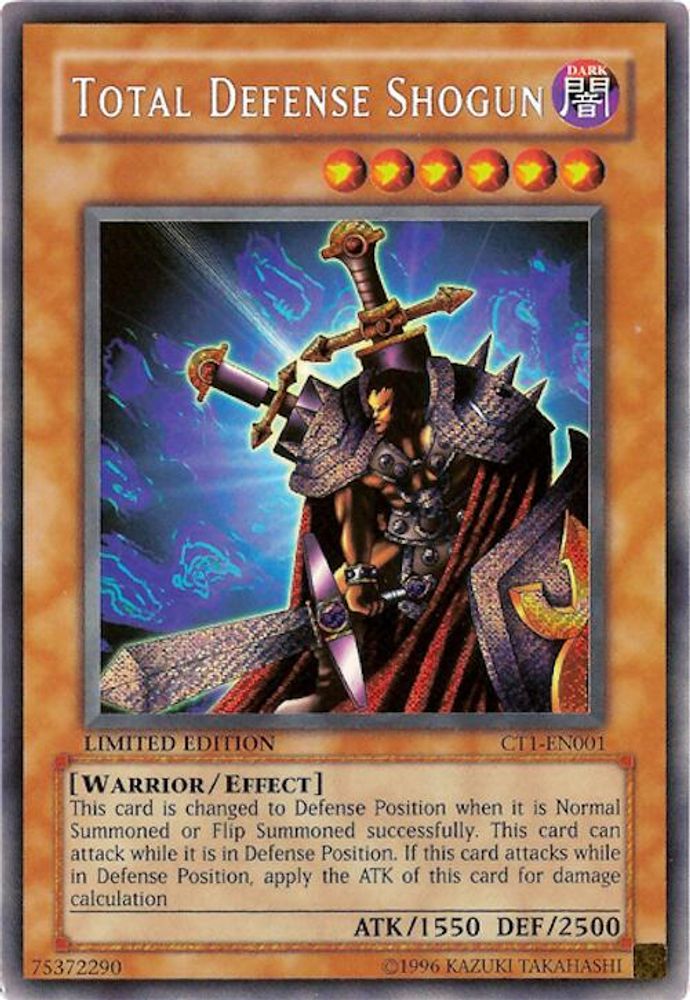 Total Defense Shogun (CT1-EN001) - Secret Rare