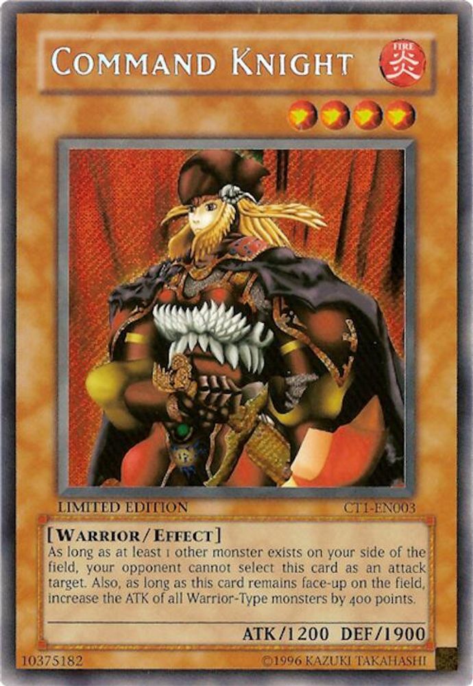 Command Knight (CT1-EN003) - Secret Rare