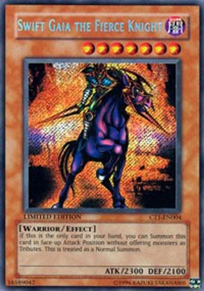 Swift Gaia the Fierce Knight (CT1-EN004) - Secret Rare