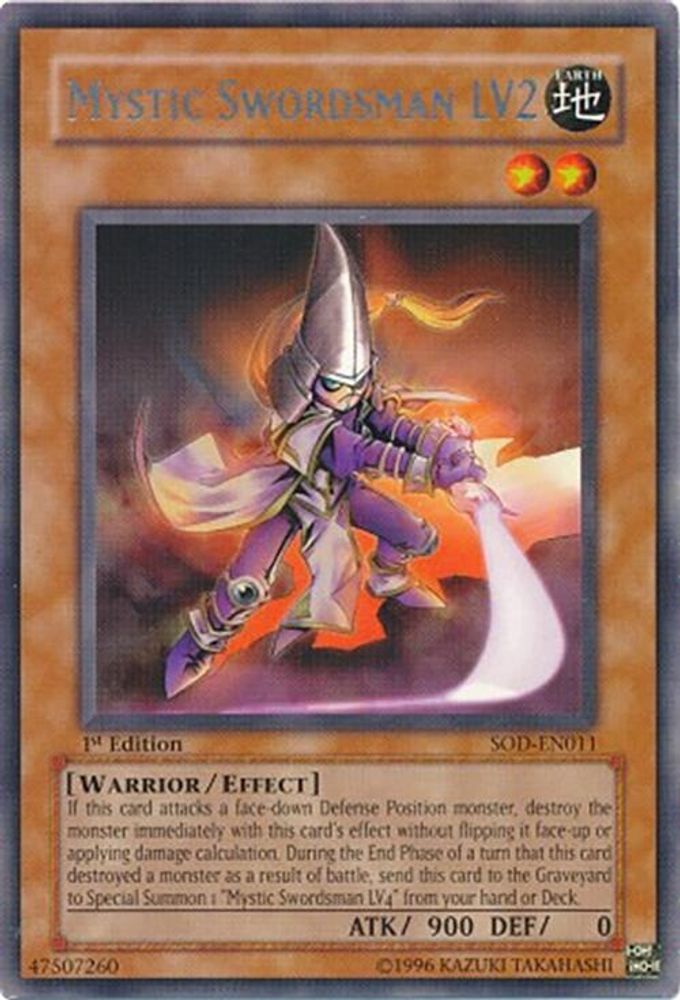 Mystic Swordsman LV2 (SOD-EN011) - Rare