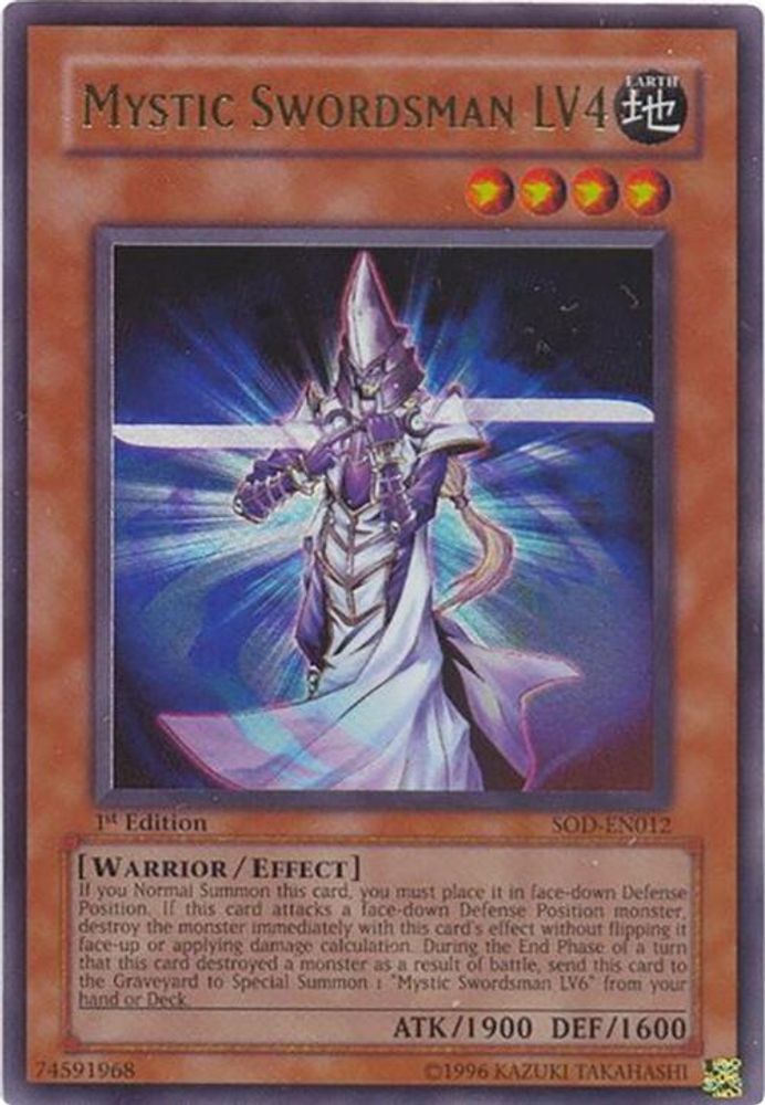 Mystic Swordsman LV4 (SOD-EN012) - Ultra Rare