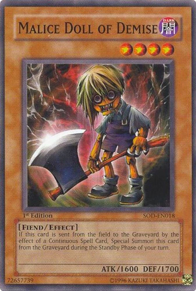 Malice Doll of Demise (SOD-EN018) - Common