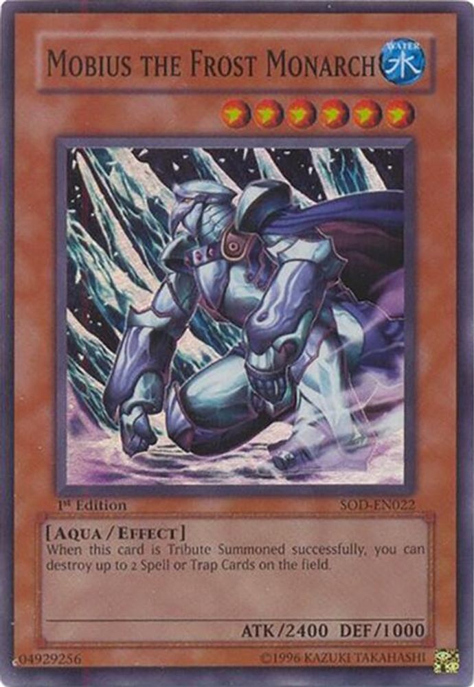 Mobius the Frost Monarch (SOD-EN022) - Super Rare