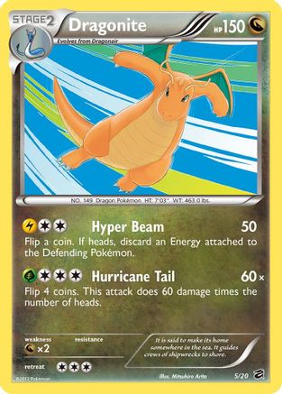Dragonite - 5/20 (Dragon Vault)/20  - Holofoil - Promo