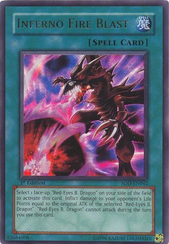 Inferno Fire Blast (SOD-EN042) - Ultra Rare