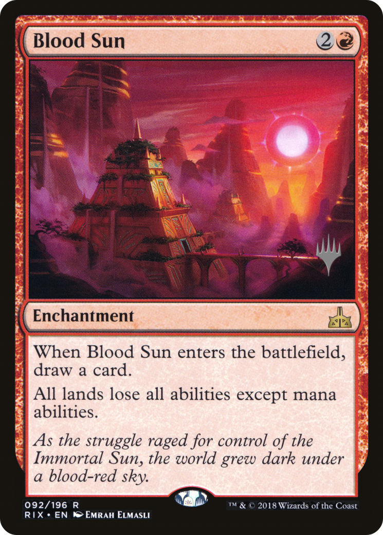 Soleil de Sang (Pack Promo) [Promos Rivals of Ixalan] 