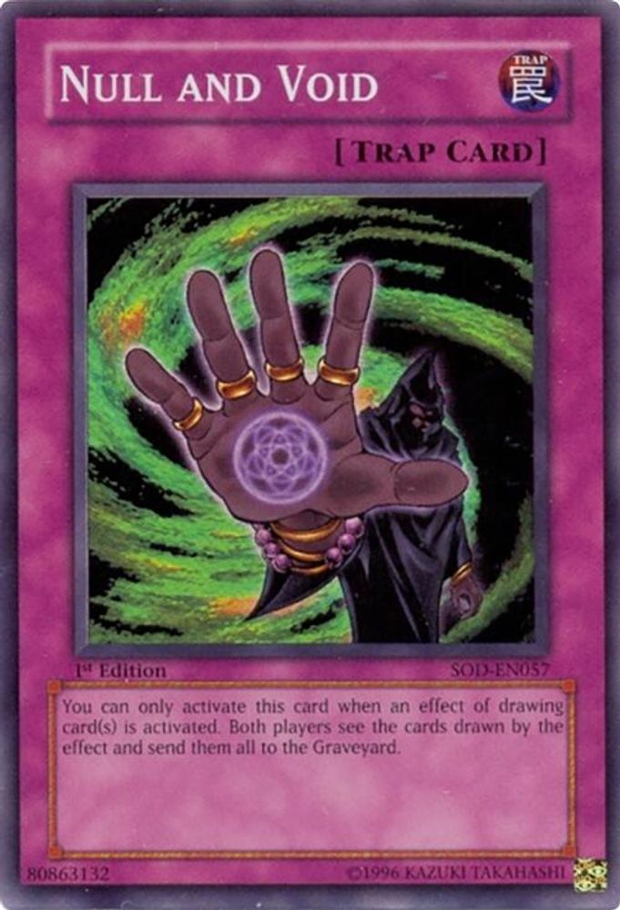 Null and Void (SOD-EN057) - Super Rare