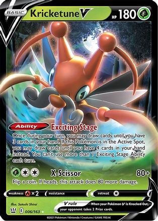 Kricketune V 006  - Holofoil - Ultra Rare